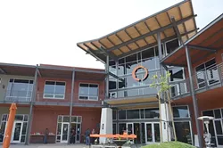 BODY BUILDER: MindBody has expanded its headquarters to a new customer service building on Tank Farm Road in San Luis Obispo. - PHOTO BY JESSICA PEÑA