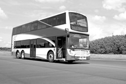 TWICE AS NICE :  This 40-foot double decker has a diesel under her bonnet. - PHOTO COURTESY OF ALEXANDER DENNIS LIMITED
