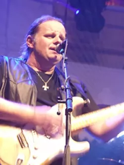 CATCH TROUT! : Stunning blues guitarist Walter Trout brings his blistering licks to Downtown Brew on April 30, with local prog rock favs The Travis Larson Band opening. - PHOTO COURTESY OF WALTER TROUT