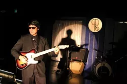 CRYING OVER YOU: Mike Kee stars as operatic rock’n’roll music icon Roy Orbison, in the SLO Little Theatre’s new musical tribute “Orbison: Only the Lonely,� playing weekends through March 25th. - PHOTOS BY CHRISTOPHER GARDNER