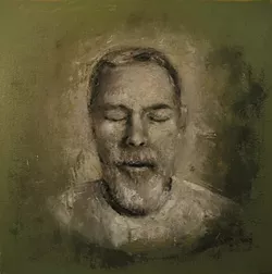 EVOLUTION : Painter Shane Yates exhibited "Evolution" at the Steynberg Gallery Sept. 7 through 30. Quite fittingly, the show evolved from an exhibit of Yates' psychological portraiture into a display of multiple themes and styles of art. - IMAGE BY SHANE YATES