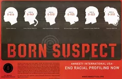 BORN SUSPECT : This piece was created by Tom Sieu and John Givens in 2003, for their client, Amnesty International. - IMAGE BY TOM SIEU