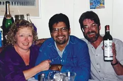 THE FAB THREE : Bev Johnson, Alex Zuniga, and Steve Moss started New Times with a Swazey Street apartment, a handful of contributors, and a lot of elbow grease in 1986.