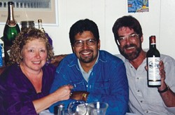 THE FAB THREE :  Bev Johnson, Alex Zuniga, and Steve Moss started New Times with a Swazey Street apartment, a handful of contributors, and a lot of elbow grease in 1986.