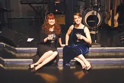 HEAD HONCHOS : Writer/director/producer Mary Meserve (left) and Executive Director Donna Sellars (right) have been instrumental in making the SLO Little Theatre a successful financial concern, due mainly to a string of seven musical tribute shows that have been wildly popular with the public - PHOTOS BY CHRISTOPHER GARDNER