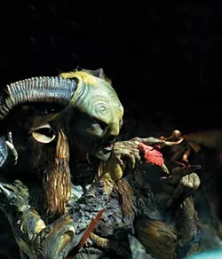 EFFECTS UNDER ONE ROOF : Getting the chance to create characters is a special effects companys dream come true. "Any kind of character or creature of animation is very difficult to get awarded to an untried studio," Visual Effects Producer Ed Irastorza said. Pictured is Doug Jones as The Faun, with one of the fairies created by Cafe FX. - PHOTO COURTESY OF PICTUREHOUSE ENTERTAINMENT