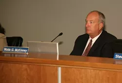 GONE QUIET : City Manager Wade McKinney refuses to return phone calls regarding - allegations that he was behind threats of eminent domain. - PHOTO BY JESSE ACOSTA