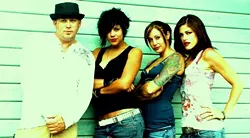 GUY BABE, BABE, BABE! : Check out all the grrl power at O'Reilly's Bar & Grill on Sept. 8 when President of the Pretty People hits the stage. The band includes (left to right) Chris Hangos, Ashley Pintor, Sam Alderson, and Donna Lu Meazell. - PHOTO COURTESY OF PRESIDENT OF THE PRETTY PEOPLE