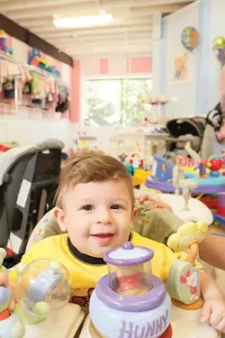 OUTFIT YOUR BABY : Jackeline Allegretta's Mia Boutique offers clothes for babies, as well as pregnant mothers. - PHOTO BY STEVE E. MILLER