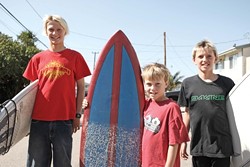 The Wilkie brothers keep surf in the family. - PHOTO BY STEVE E. MILLER