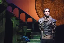 THE BAD BOY OF VENICE : Iago, played by Andrew Philpot, may not be the nicest guy, but he has undeniable style. - PHOTO COURTESY OF PCPA