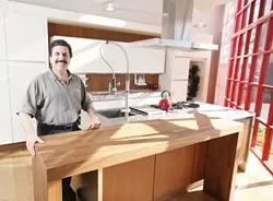 COUNTER CULTURE : Richard Jess recently opened a SieMatic showroom in San Luis Obispo, bringing luxury kitchen concepts to locals. - PHOTO BY STEVE E. MILLER