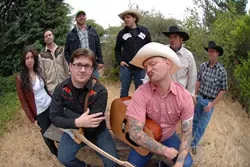GET ROOTSY : Members of Pennyjar and Red Eye Junction (above) will joins forces, as will the Hydramatics and the Ghosts of Guadalupe (not pictured) for Downtown Brew's Grass Roots Tuesday on Oct. 16. - PHOTO BY MATT PETERSON