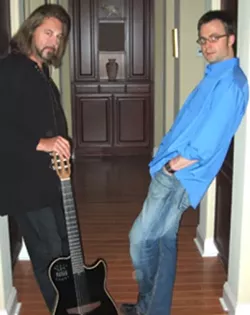 CLASSICAL, MEET ROCK : Steve Miller Band guitarist Kenny Lee Lewis joins Moscow Conservatory-trained pianist Rudolf Budginas for a mash-up at the Clark Center on Sept. 7. - PHOTO COURTESY OF KENNY LEE LEWIS AND RUDOLF BUDGINAS