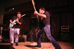 RIP ROARING BLUES : The Jerome Washington Express releases its new album Live at the SLO Vets Hall on Feb. 28 at Frog and Peach. - PHOTO COURTESY OF THE JEROME WASHINGTON EXPRESS