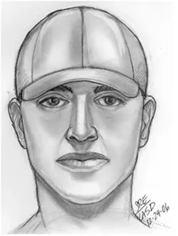 HAVE YOU SEEN THIS MAN? : The San Luis Obispo Police Department released this suspect sketch after a string of rapes began in San Luis Obispo last year. A recent attack bears some similarities to the 2006 incidents, but officers are hesitant to link them. - IMAGE COURTESY OF THE SAN LUIS OBISPO POLICE DEPARTMENT