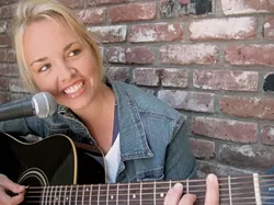 SINGER-SONGWRITER SENSATIONS : SLO Town resident Deborah Kirk is one of 20 songwriters who will perform original material at Linnaea's Cafe for the July 1 West Coast Songwriters Showcase. - PHOTO COURTESY OF DEBORAH KIRK