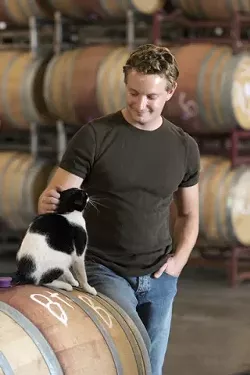 FRESH FACE : Fintan du Fresne, Domaine Alfred's new winemaker, has a passion for vineyards, and experience with Pinot Noir and cool climates. - PHOTO BY STEVE E. MILLER