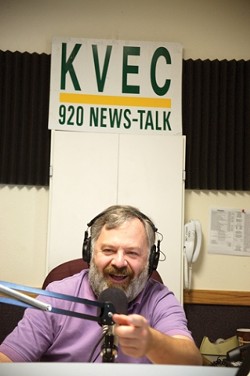 POPULAR VOICE :  Dave Congaltons drive-time talk show on KVEC is the No. 1 radio talk show on the Central Coast in terms of listeners, according to KVECs web site. - PHOTO BY JESSE ACOSTA