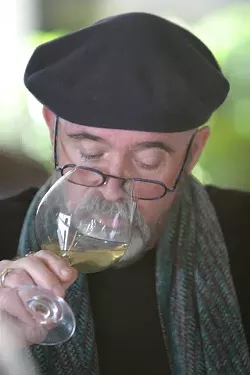 THE NOSE KNOWS: Central Coast Wine Classic founder Archie McLaren proved best at determining more expensive wines from least expensive. - CHRISTOPHER GARDNER