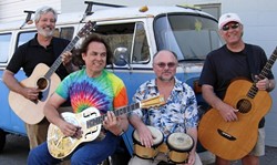 SINK YOUR TEETH INTO THIS, DUDE! :  Surf rock act The Dentures will play a ripping set of surf rock at Los Osos' Red Barn Community Music Series on Aug. 4. - PHOTO COURTESY OF THE DENTURES