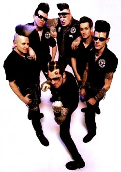 GERMAN PSYCHOBILLIES :  Mad Sin, a psychobilly band hailing from Germany, headlines Downtown Brew's June 17 rockabilly concert. - PHOTO COURTESY OF MAD SIN
