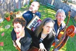 AMERICAN GYPSIES : Cafe Musique plays two album release parties to celebrate their stunning new CD, The Dancer: Feb. 9 at Trinity Church in Los Osos, and Feb. 10 at the Cambria Presbyterian Church. - PHOTO COURTESY OF MANUELE PHOTOGRAPHY