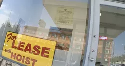 CUTTING HIS LOSSES: Damian Shipeela, who was leasing the shop on the Gaughans property, says the city "made it very clear" that they would use eminent domain to claim the site. Though he had already spent $100,000 starting his auto shop business, he closed down in early 2005 - a few months after he had opened.