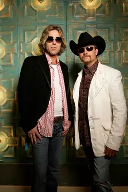 LARGE & WEALTHY : Country duo Big & Rich plays Pozo Saloon on April 13. - PHOTO COURTESY OF BIG & RICH