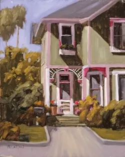 VICTORIAN ON BROAD GREEN: By Pam Panattoni - IMAGE COURTESY OF PAM PANATTONI