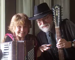BERRY FUNNY : You can hear the original and humorous folk songs of Lou and Peter Berryman on Feb. 24 at The Clubhouse. - PHOTO COURTESY OF LOU & PETER BERRYMAN