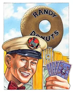 GRATEFUL FOR ART : Larkins created the Grateful Dead's Dead Set album cover from 1980. Larkins adds "The art of the psychedelic era, the postersit is among the most influential art forms in our culture's history." Title: Play the Hand That's Dealt You. - IMAGE COURTESY OF DENNIS LARKINS