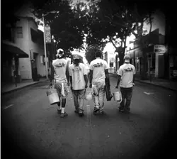 PORTRAIT OF THE ARTISTS AS YOUNG TAGGERS: SLO quartet Siko releases their sophomore effort, Paint the Town, on Feb. 29 at Downtown Brew. - PHOTO COURTESY OF SIKO