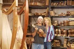 TRIPLETT HARPS: Debbie and Stephen Triplett - 220 Suburban Road, SLO - 544-2777 (call for an appointment) - triplettharps.com - PHOTO BY JESSE ACOSTA