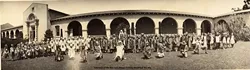 TURKEYS ON PARADE : Students of the Fremont School held a Thanksgiving Day pageant during a time when kids could apparently get away with bringing guns to school.