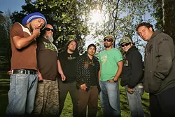 CATCH KATCHAFIRE: New Zealand reggae act Katchafire plays the SLO Mission Plaza on May 20 for a later afternoon show. - PHOTO COURTESY OF KATCHAFIRE
