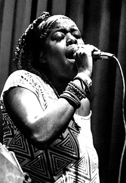 THAT VOICE: The Monroe, featuring amazing vocalist Morgan Monroe, plays two shows at Hush-Harbor on June 11. - PHOTO BY DARWIN DENNY