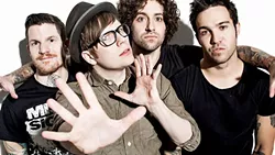 NUMBER ONE: Alternative rock act Fall Out Boy has the honor of being the first band to grace the Grandstand at this year’s California Mid-State Fair on July 20. - PHOTO COURTESY OF FALL OUT BOY