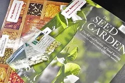 GROWING KNOWLEDGE: The new SLO County Seed Library is doling out seed packets and planting information at the Nipomo Library, 918 Tefft St. in Nipomo. - PHOTO BY CAMILLIA LANHAM