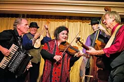 GET WILD: Genre shifting folk, swing, Gypsy, jazz, and wild classical artists Café Musique present their new album 'Ebb & Flow' at two release parties on April 2 and 3, at the Cambria Center for the Arts. - PHOTO COURTESY OF CAFE MUSIQUE