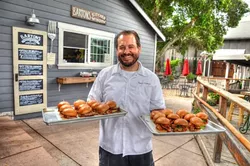 GOOD THINGS COME OUT: Chef Jeffry Wiesinger brings the comfort-food flavor but takes the food truck out of the equation at Barton’s Kitchen Window off 46 West. - PHOTO COURTESY OF AMY JOSEPH