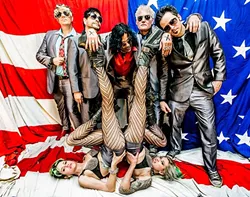 GLAMTASTIC: Glam rockers The DTEASE play July 16 at Frog and Peach. - PHOTO BY GABE RUIZ