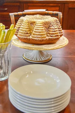 WHAT BETTER TO BAKE WITH: Add Limerock Orchards walnut butter to any baked good in place of oil and notice how moist the end result becomes. Pictured, Deanne Gonzales’ walnut pumpkin cake. - PHOTO COURTESY OF AMY JOSEPH