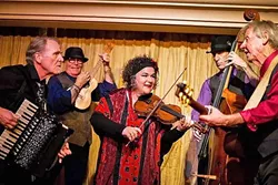 GET WILD: Café Musique brings their wild classical, folk, Gypsy, and jazz sounds to D’Anbino’s on May 20, as they continue their album release tour for Ebb & Flow. - PHOTO COURTESY OF CAFÉ MUSIQUE