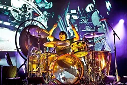 LED ZEPPELIN EXPERIENCE: Jason Bonham pays tribute to his father, Led Zeppelin drummer John Bonham, May 14, at Vina Robles Amphitheatre. - PHOTO COURTESY OF JASON BONHAM AND MSOPR.COM