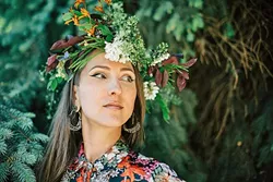 WILD ONE: Jenny Kendler (pictured) is an environmentalist and an artist with roots in Virginia and San Luis Obispo. Her exhibit Bewilder | Be Wilder is currently on display at the San Luis Obispo Museum of Art. - PHOTO COURTESY OF JENNY KENDLER