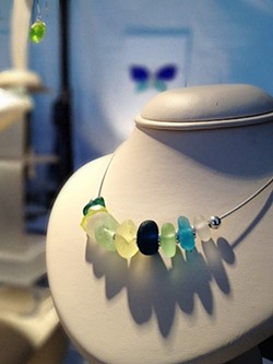 COLORFUL GEMS:  From trash to treasure, sea glass comes in all shapes and colors. - PHOTO COURTESY OF RELISH STUDIO AND GALLERY