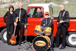 BEATLEMANIA: Unfinished Business will bring their Beatles tribute show to SLO’s Guild Hall on Feb. 4. - PHOTO BY BROOKE LARSON