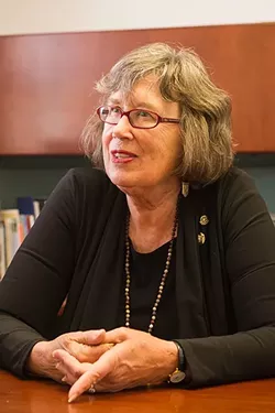 NOT IN MY HOUSE: Former SLO Mayor Jan Marx faced intense criticism over her role in developing the Rental Housing Inspection Program, which could be repealed in 2017. - FILE PHOTO BY JAYSON MELLOM