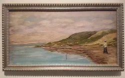 ADVENTURING: Artist Marie Ascension Dallidet traveled abroad with her sister toward the end of her life and painted local landscapes like the piece 'English River Scene' somewhere along the Liverpool and Leeds Canal, circa 1907. - PHOTO COURTESY OF THE SAN LUIS OBISPO MUSEUM OF ART